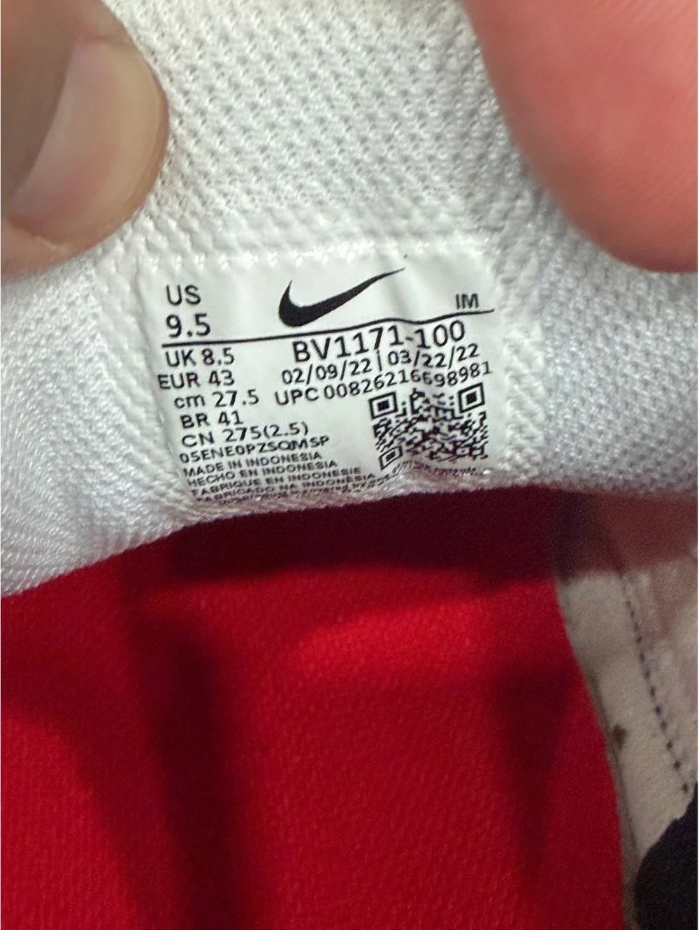 Size 9.5 - Nike Air Max LTD 3 “Red”